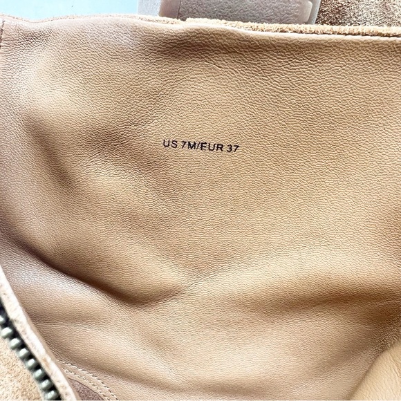 Vince Kady Low Suede Leather Boots Booties Chelsea Zip Up size 7 - Picture 9 of 9